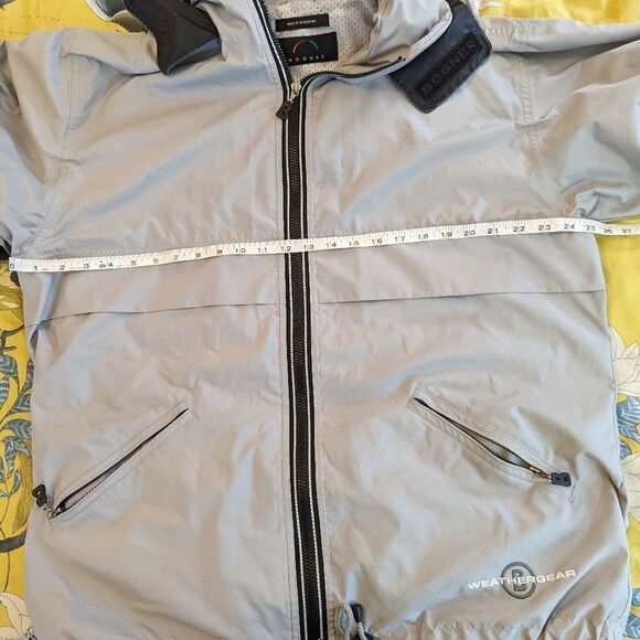 BOGNER sport grey and black hooded outer shell sz 12 nwot - Picture 7 of 7